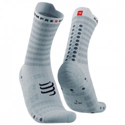 Calcetines Compressport Pro Racing Socks v.4 Ultralight Run High Negro Rojo