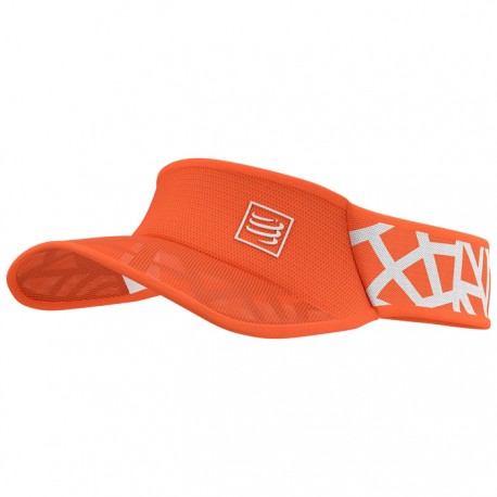 Visera Compressport Spiderweb Ultralight Naranja