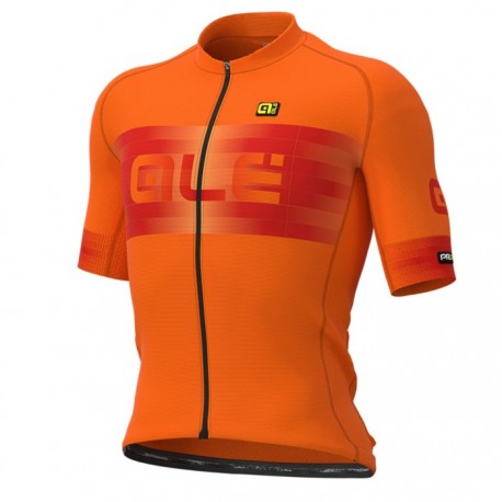 Alé. Maillot ciclismo Alé PRR Scalata Naranja corta