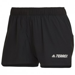 Pantalón Trail ADIDAS TERREX Corto Mujer Negro 3"