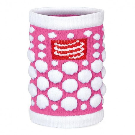 Muñequeras Compressport Fluo Rosa