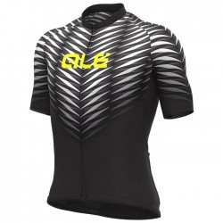 Maillot ciclismo ALÉ Solid Thorn Negro Blanco