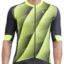 Maillot ciclismo ALÉ PRR Square Corto Amarillo