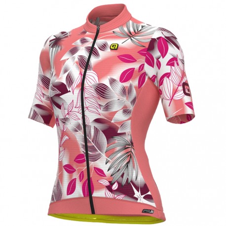 Maillot ciclismo mujer ALÉ PRS Garden Corto Rosa