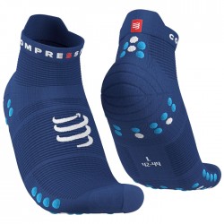 Calcetines COMPRESSPORT Pro Racing Socks V4.0 Run Low Azul