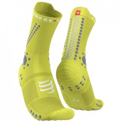Calcetines Compressport ProRacing Socks v4.0 Trail Amarillo