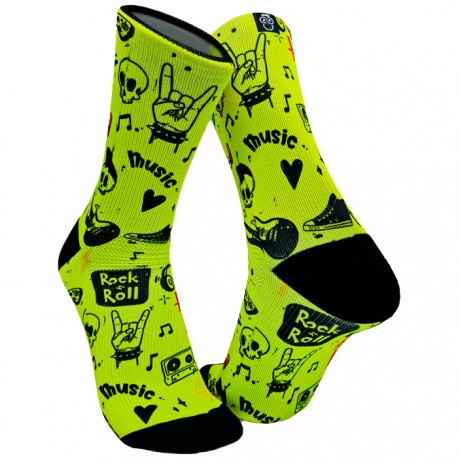 Calcetines de correr delgados, antiampollas, colores neón ultraligeros,  calcetines de ciclismo atlético de corte bajo, paquete de 3