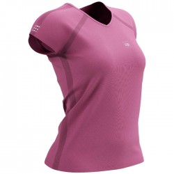 Camiseta Compressport Training SS Mujer Morado