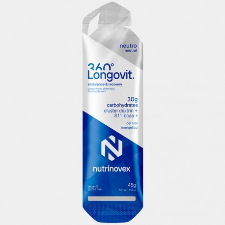 Gel Energético Nutrinovex Longovit 360 Fresa Kiwi 30g CH