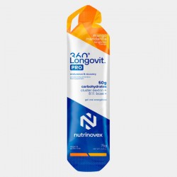 Gel Energético Nutrinovex Longovit 360 Mango Mandarina 50g CH