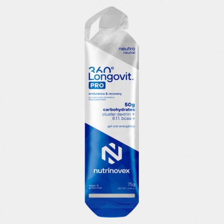 Gel Energético Nutrinovex Longovit 360 Neutro 50g CH