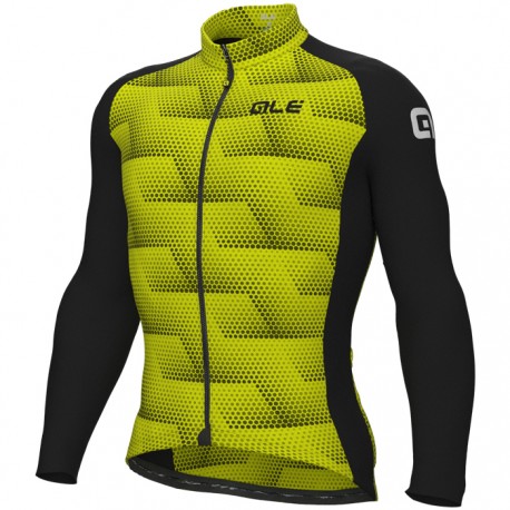  Maillot Ciclismo ALÉ Solid Sharp Amarillo