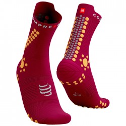 Calcetines Compresssport Pro Racing Socks v4 Trail High Rojo