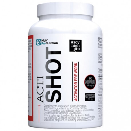 Pre entreno Actic Shot High Pro Nutrition