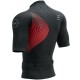 Camiseta COMPRESSPORT Trail Postural Negro Rojo