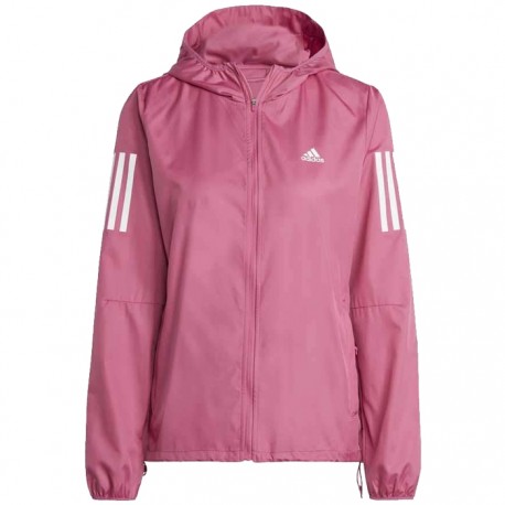 Cortavientos Adidas OTR Mujer Rosa