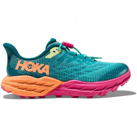 Zapatillas Hoka Speedgoat 5 Youth Verde Naranja