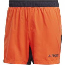 Pantalón Corto Adidas Trail Running Senaim 5 Naranja