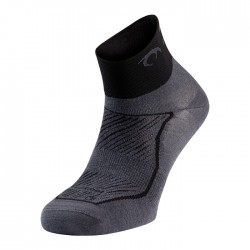 Calcetines Lurbel Race Gris Negro Running