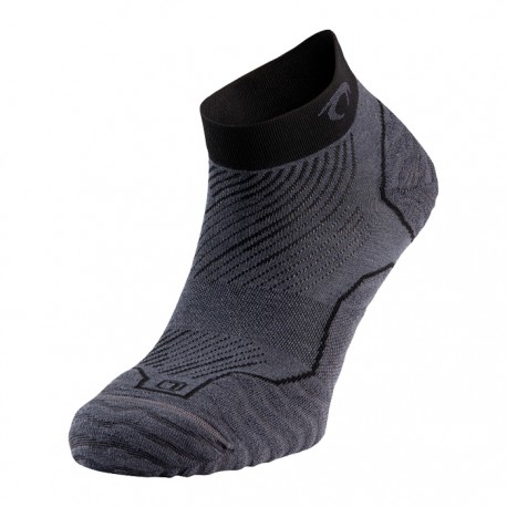 Calcetines Lurbel Tiwar Gris Negro Running