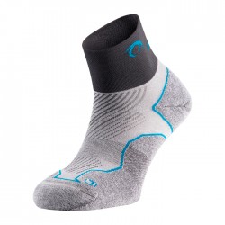 Calcetines Lurbel Distance Gris Turquesa Running