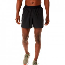 Pantalones Shorts Asics Road 5IN Negro