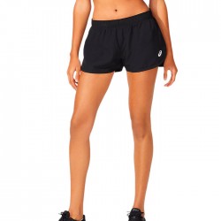 Pantalones Running Shorts Asics Core Split Mujer Negro