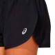 Pantalones Running Shorts Asics Core Split Mujer Negro