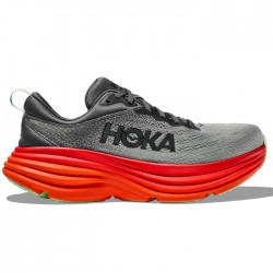  Zapatillas HOKA Bondi 8 Gris Rojo