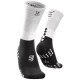 Calcetines Compressport Mid Compression Blanco Negro