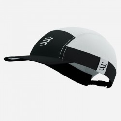 Gorra Compressport 5P Light Cap Blanco Negro