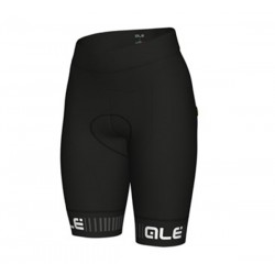 Culote ciclismo mujer Alé corto Excel Solid Traguardo Negro