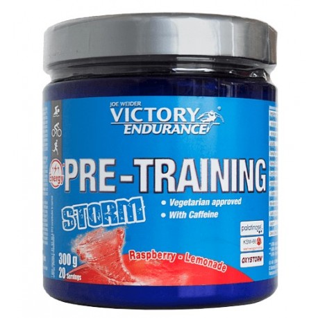 Pre Training Storm Victory Endurance 300Gr. Fresa Limón