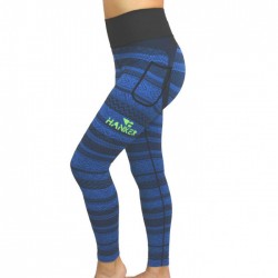 Mallas Hanker Chida Mujer Azul