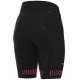 Culote ciclismo mujer Alé corto PRR Strada Negro Rosa