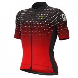 Maillot ciclismo Alé corto PRS Bullet Negro Rojo