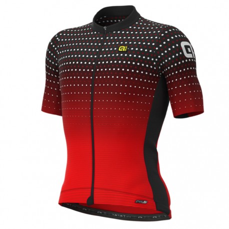 Maillot ciclismo Alé corto PRS Bullet Negro Rojo