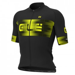 Maillot ciclismo Alé corto PRR Scalata Negro Amarillo 