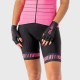 Culote ciclismo mujer Alé corto PRR 2.0 Strada Negro Rosa