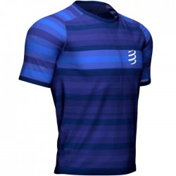 Camiseta Compressport Racing SS Azul