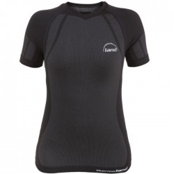 Camiseta Land Air Lady negro y gris