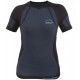 Camiseta Land Air Lady negro y celeste