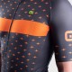 Maillot ciclismo Alé corto PRR Stars Azul Naranja