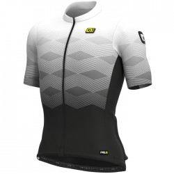 Maillot ciclismo Ale PRR Magnitude Blanco Negro