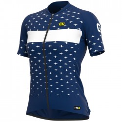 Maillot ciclismo Mujer Ale corto PRR Stars Azul