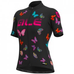 Maillot ciclismo Mujer Ale corto PRR Butterfly Negro
