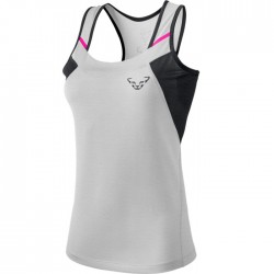 Camiseta Dynafit Vertical Mujer Tirantes Blanco Negro