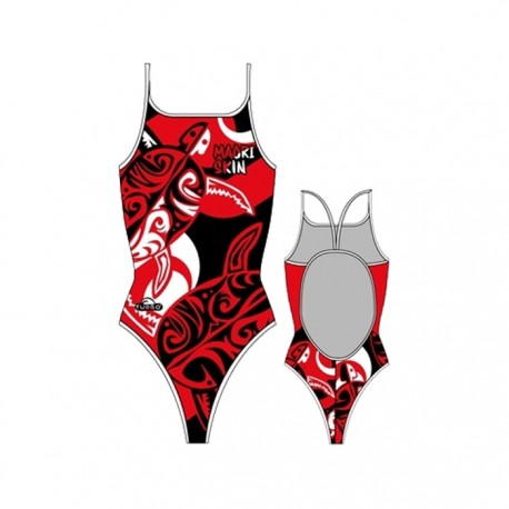 Bañador Natación Mujer TURBO Maori Skin