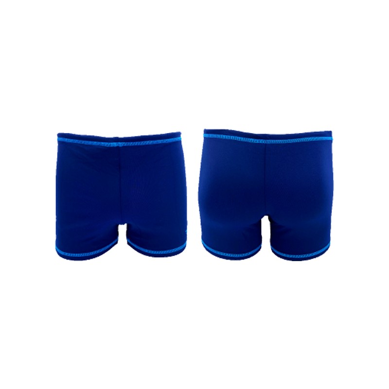 Bañador bóxer hombre ancho de lycra glam azul