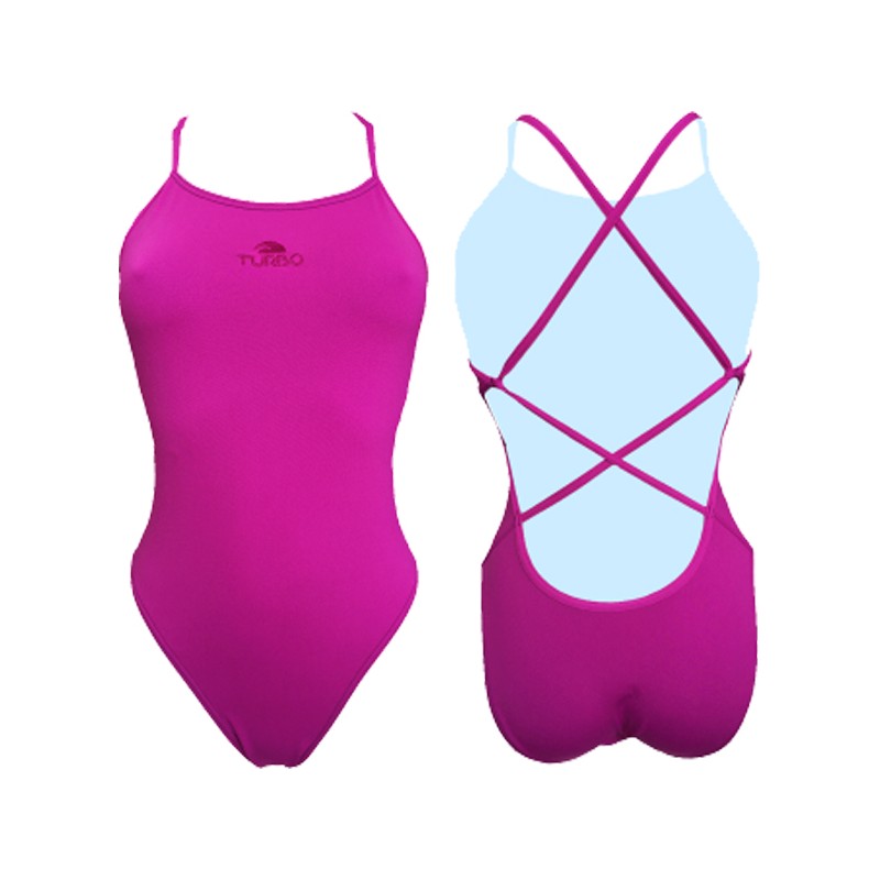 Bañador Natación Mujer TURBO Violeta